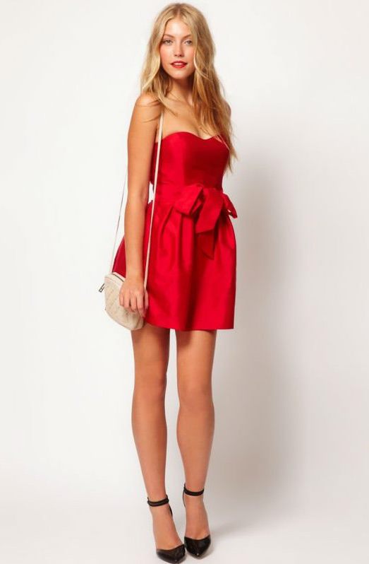 красное-платье